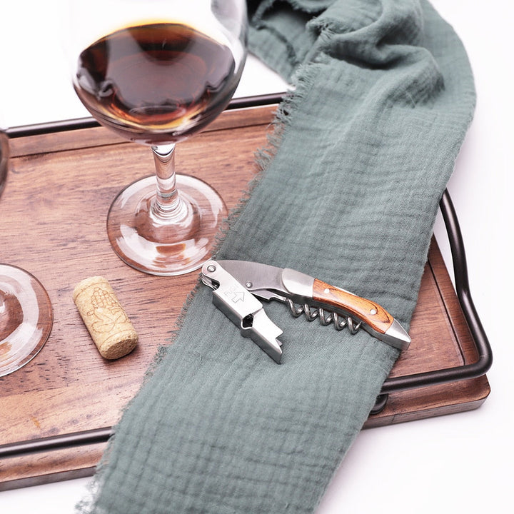 Flaschenöffner und Foliencutter Geschenk für Weinliebhaber Wein Korkenzieher | Karnz