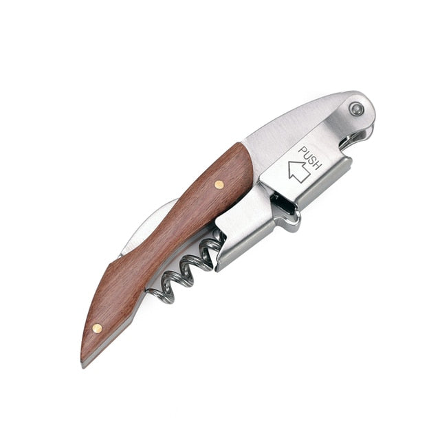 Flaschenöffner und Foliencutter Geschenk für Weinliebhaber Wein Korkenzieher | Karnz