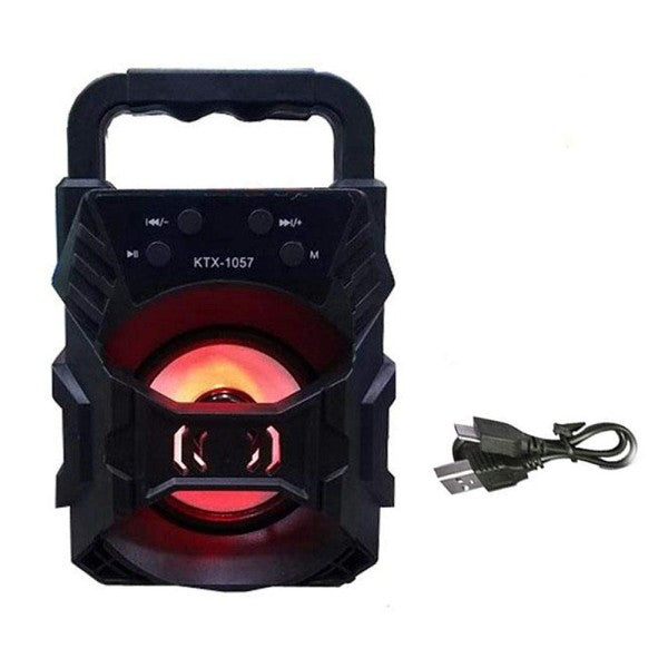 SoundPulse Wireless Lautsprecher – Bluetooth Lautsprecher mit FM, USB & Lichtshow | Karnz