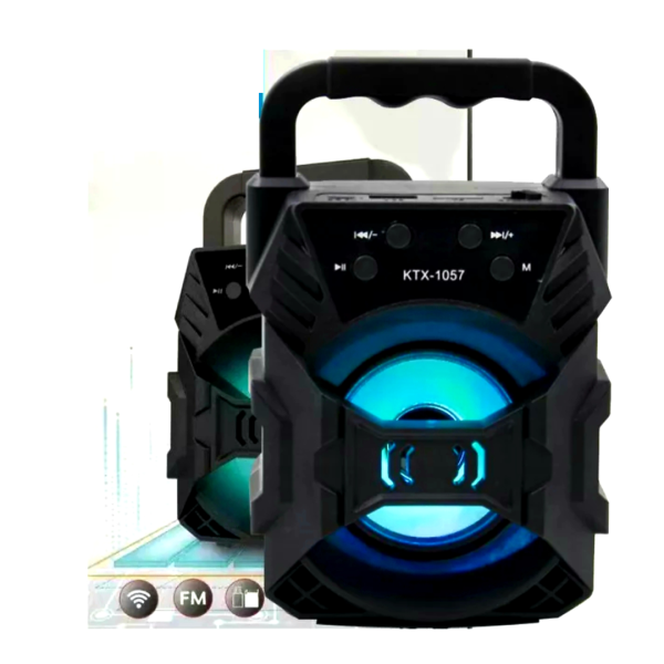 SoundPulse Wireless Lautsprecher – Bluetooth Lautsprecher mit FM, USB & Lichtshow | Karnz