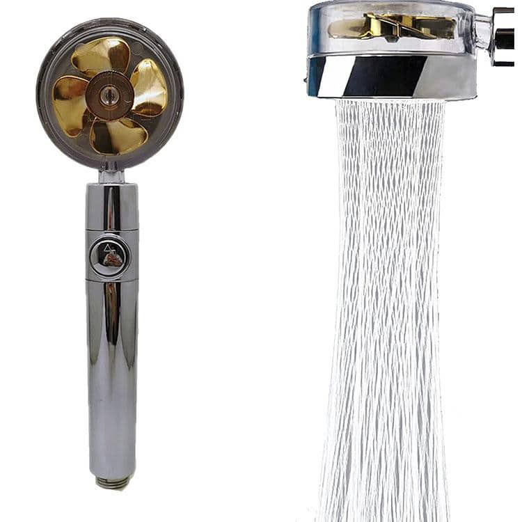 Duschkopf mit Hochdruck - verstellbares 360° drehbares Design - bis zu 40 % Wasserersparnis | Karnz