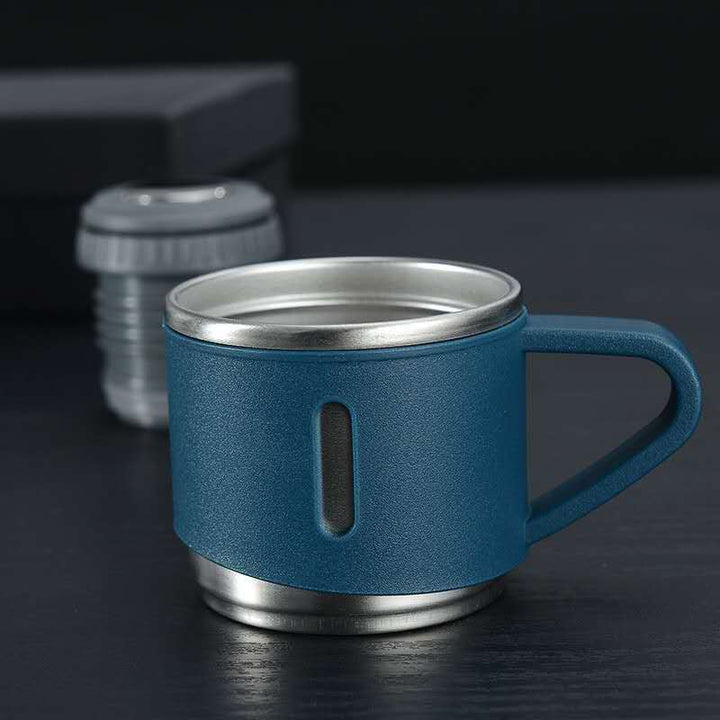 Bullet Doppelwandige Edelstahl-Vakuumthermo-Kaffeetasse | Karnz