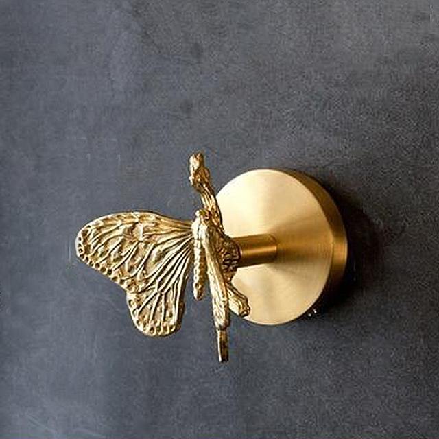 Goldene Messingwandhaken – Handgefertigte Tierdesigns für stylische Wanddekoration | Karnz