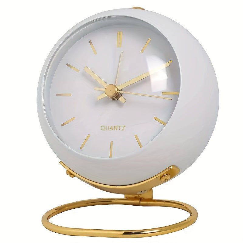 Buzzley – Retro-Analogwecker mit geräuschlosem Uhrwerk