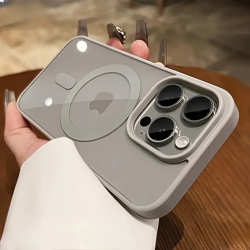 MKLCXK Apple iPhone X–16 Silikonhülle, magnetisch, kabellos ladbar