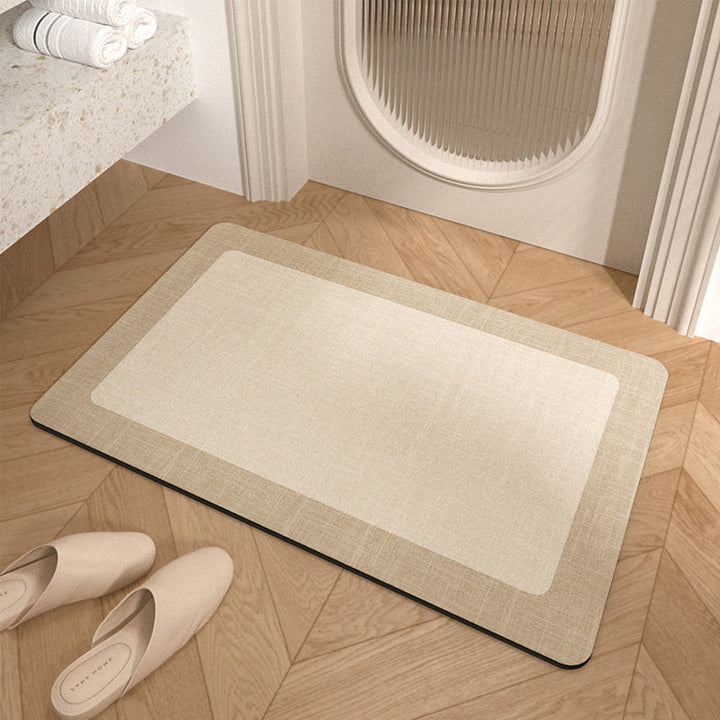 Rutschfeste Minimalismus Badezimmer Fußmatte - Super saugfähig, leicht zu reinigen | Karnz