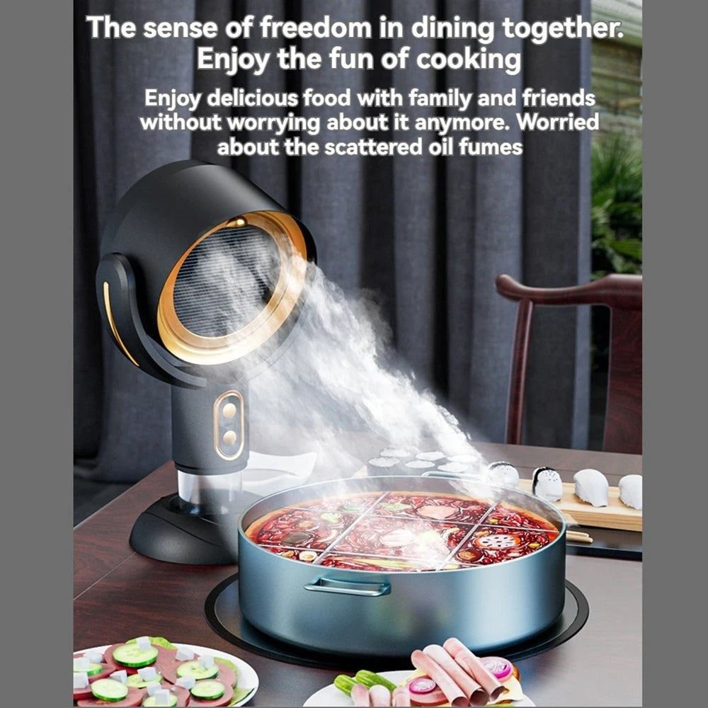 SmokeAway Venti – Tragbarer Luftreiniger-Ventilator mit Ionentechnologie und USB-Ladegerät