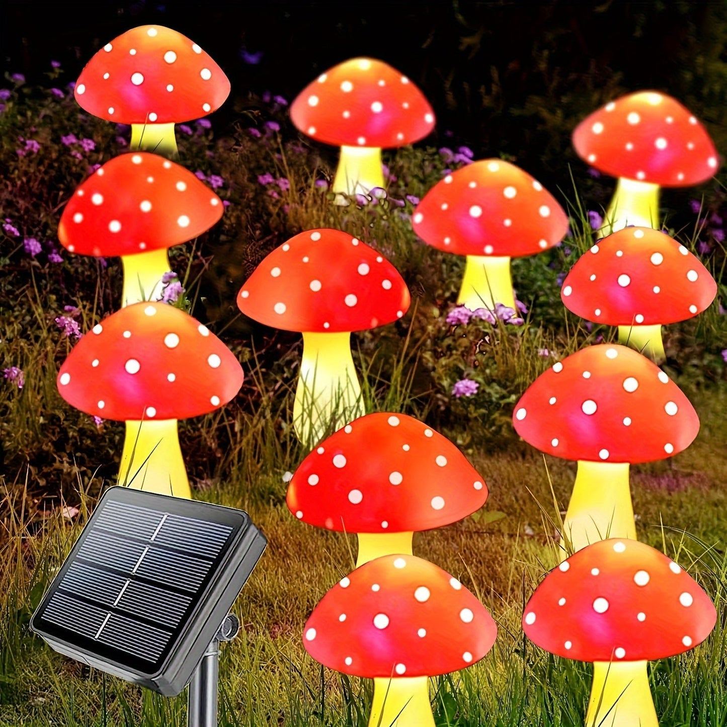 SolarGlow Lampe - Energiesparende Gartenbeleuchtung mit 8 Modi | Karnz