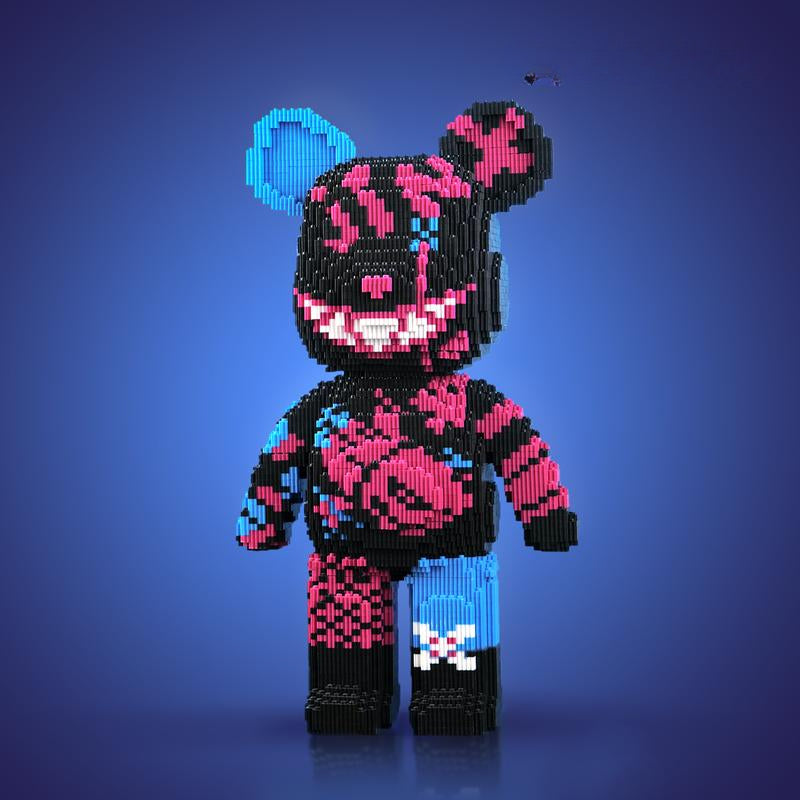 Karnz | DIY Pixel Art Block Bärenfiguren – Kreatives Bauen & Sammlerausstellung
