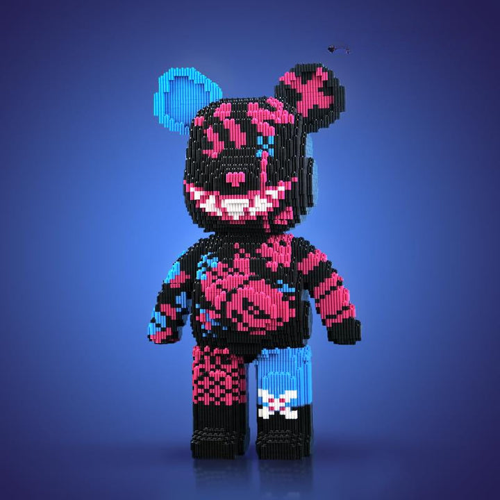 Karnz | DIY Pixel Art Block Bärenfiguren – Kreatives Bauen & Sammlerausstellung