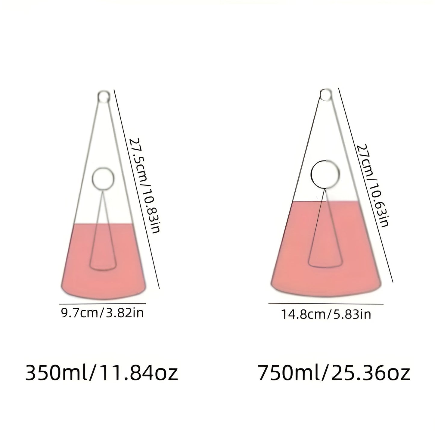 Weinkaraffe aus Glas – Stilvoll und elegant | Perfekt zum Belüften von Rotwein beim Abendessen und Partys