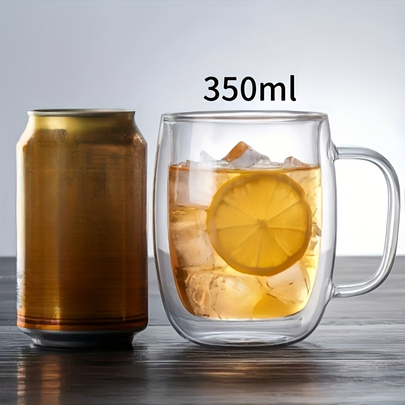 ThermoSip Doppelwandiger Glasbecher – Borosilikatglas, hitzebeständig und elegant