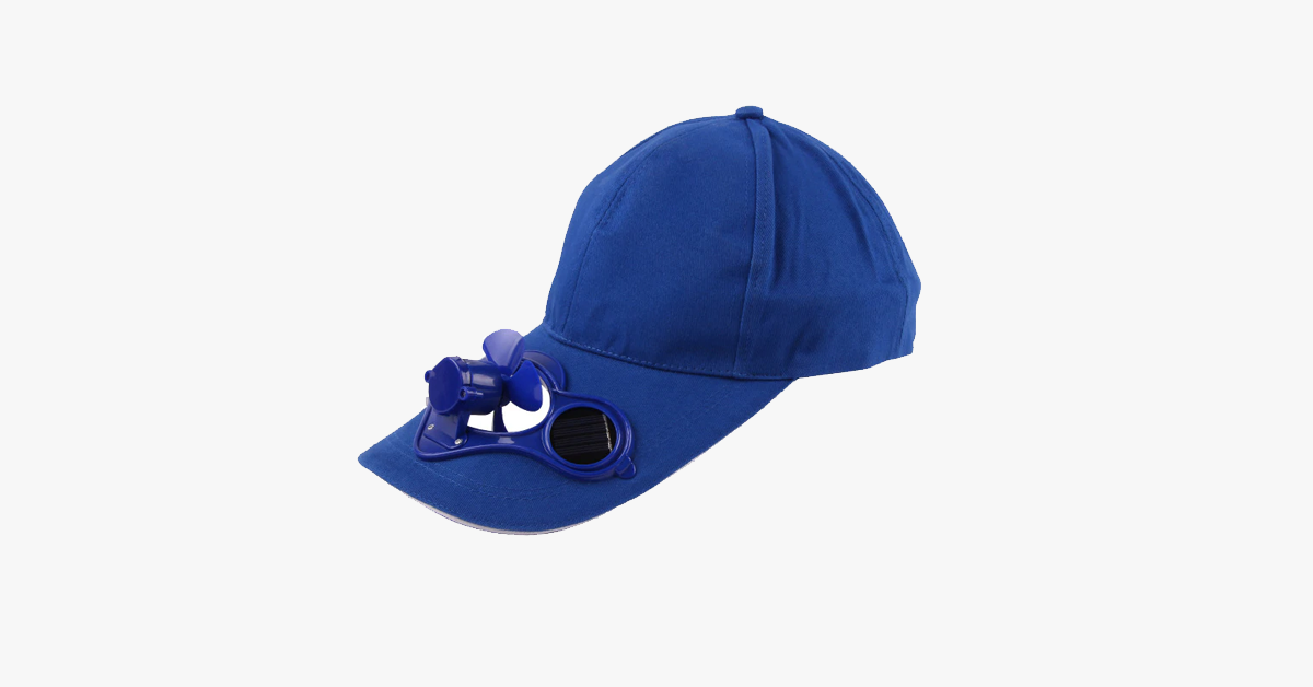 Solar Powered Cooling Fan Hat | Karnz