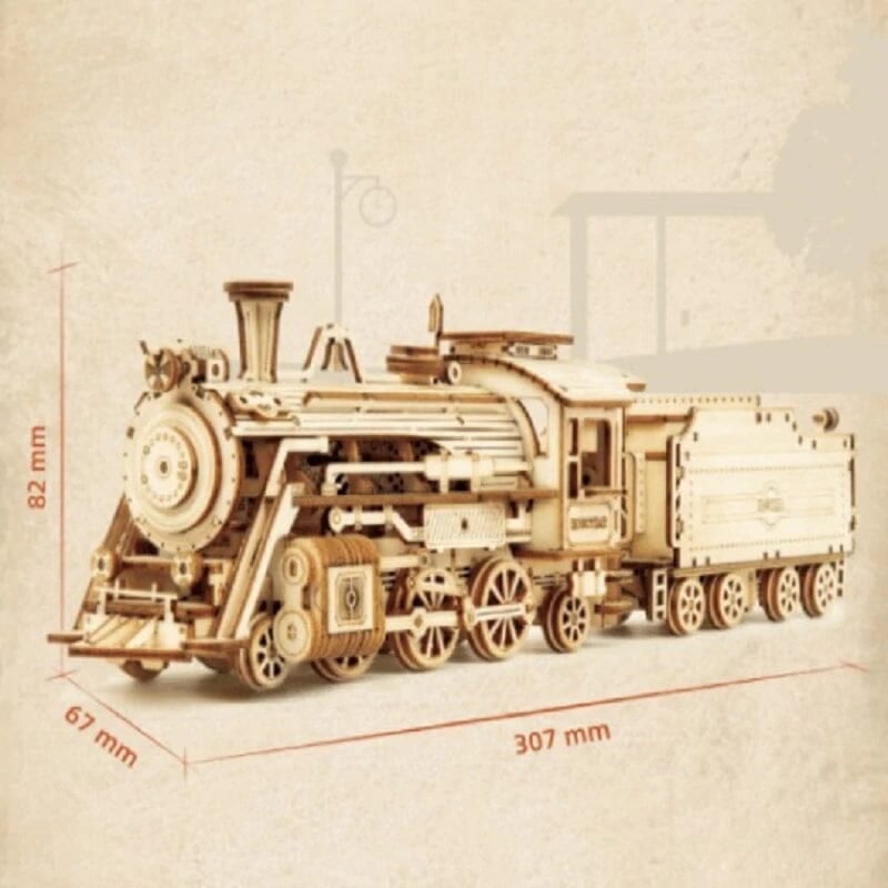 Super Holz-Mechanik-Modellpuzzle-Set