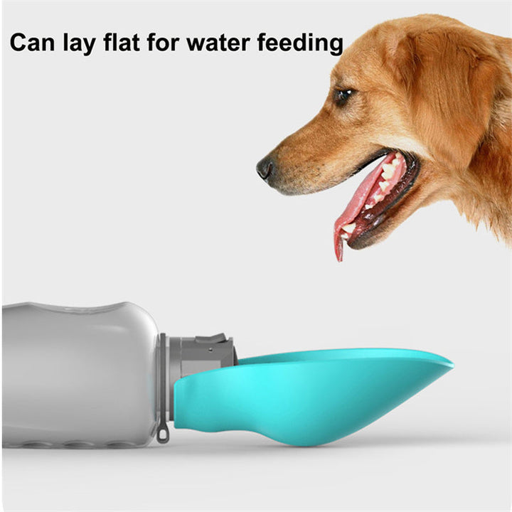 Tragbare 800 ml Hundewasserflasche. | Karnz