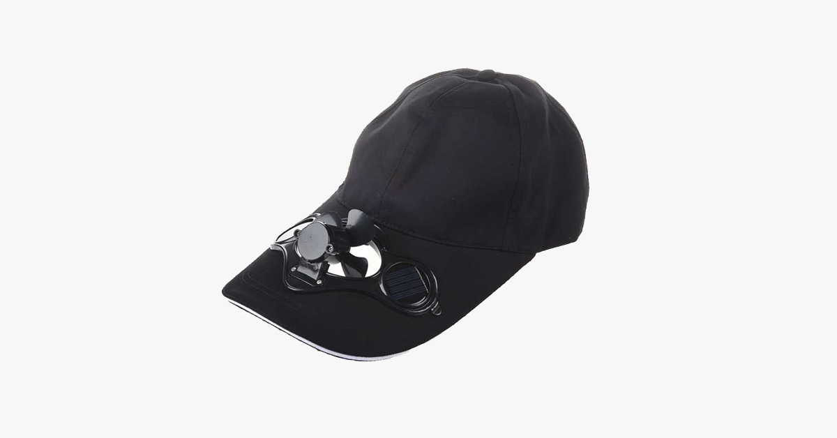 Solar Powered Cooling Fan Hat | Karnz