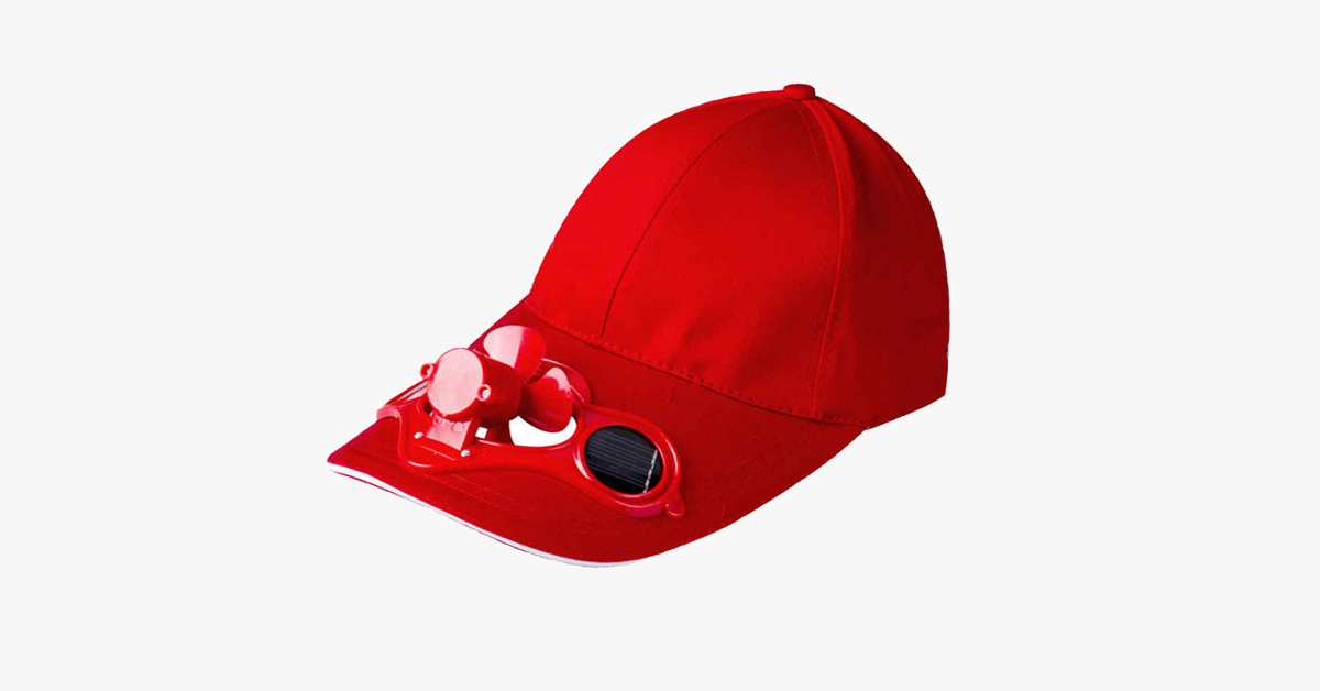 Solar Powered Cooling Fan Hat | Karnz
