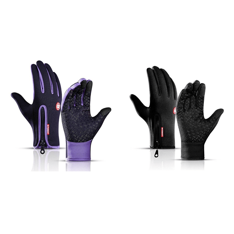 Karnz | HeatGripX winddichte thermische Slip-Handschuhe für kaltes Wetter