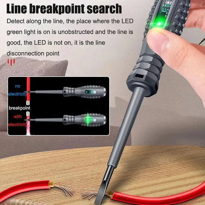 2-in-1 Hochdrehmomentstarker Magnet-Schraubendreher Stromdetektor Karnz