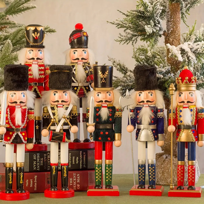 Karnz | NussknackerJoy - Holz Nussknacker Soldatenfigur für zeitlosen Weihnachtszauber