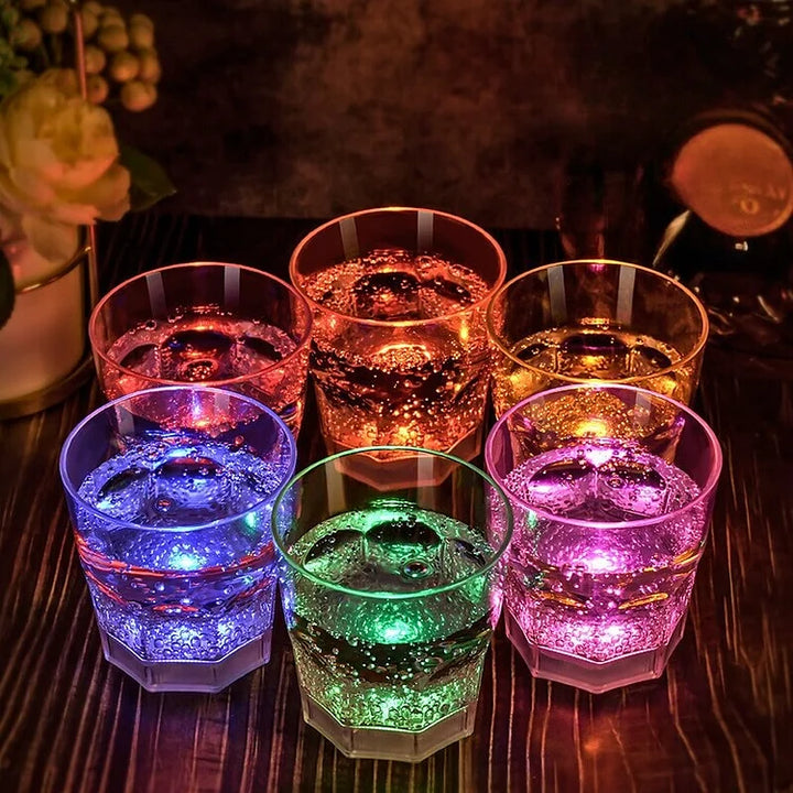 GlowSip - LED-beleuchtetes Weinglas-Set (6 Stück) Karnz