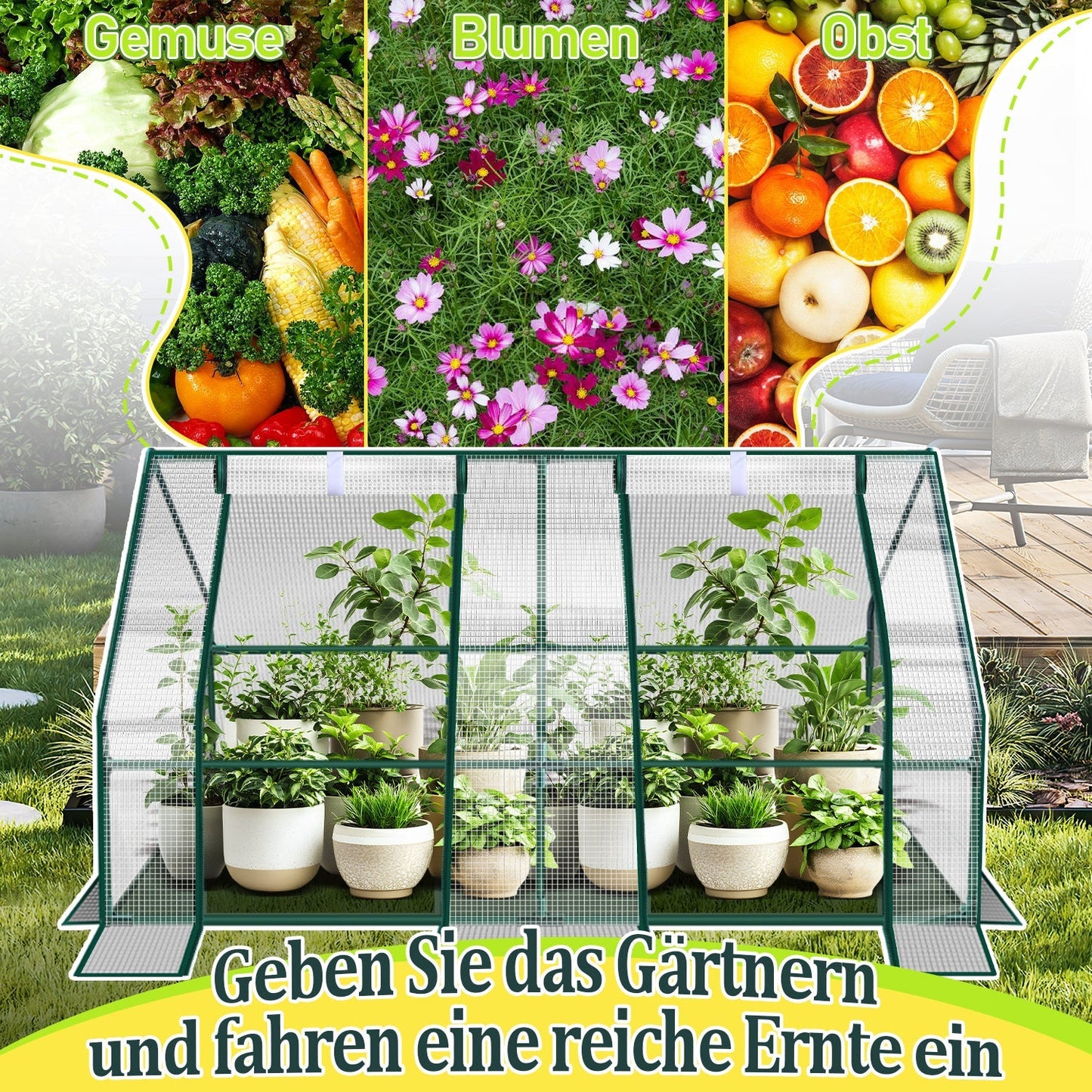 Gewächshaus Tomatengewächshaus Treibhaus | Karnz