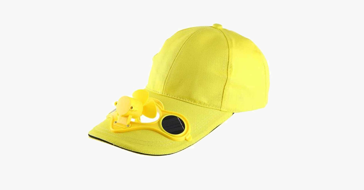 Solar Powered Cooling Fan Hat | Karnz