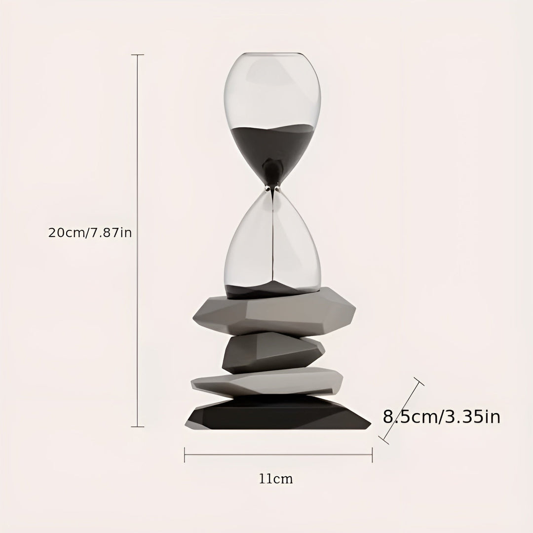 Minimalistischer Sanduhr – Zeitlos & Dekorativ | Perfekt für Wohnzimmer und Büro | Karnz