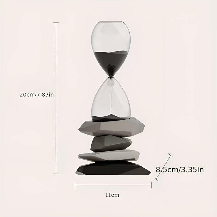 Minimalistischer Sanduhr – Zeitlos & Dekorativ | Perfekt für Wohnzimmer und Büro | Karnz