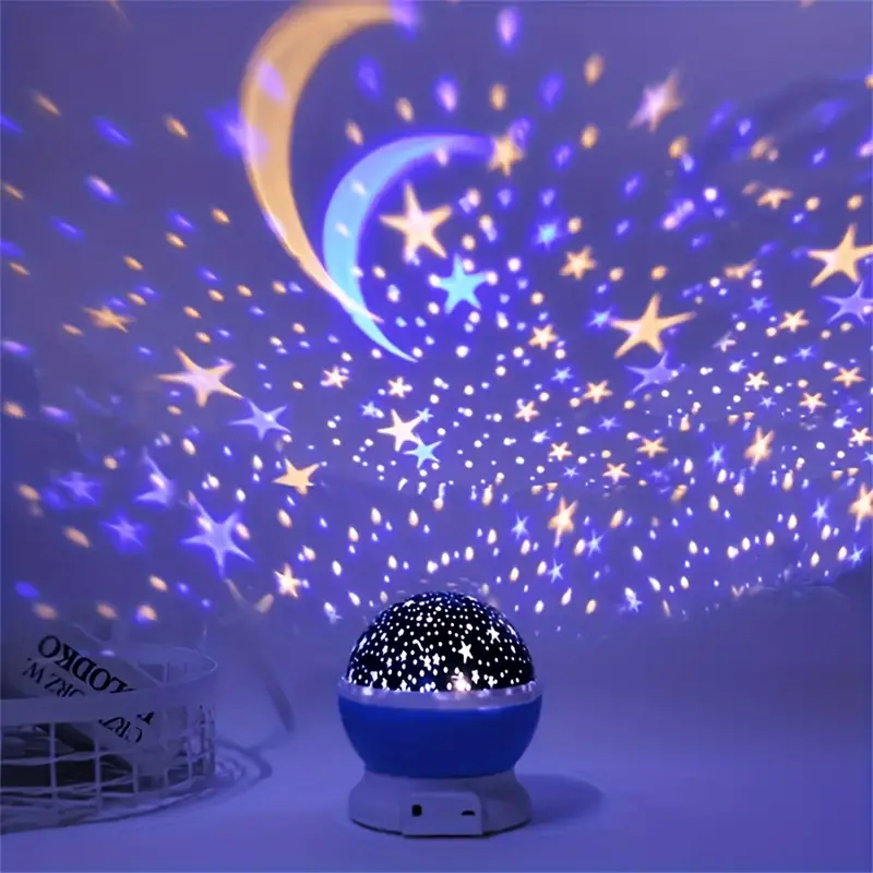 Sternenhimmel Nachtlicht für Kinder – Magischer LED-Projektor mit Farbwechsel