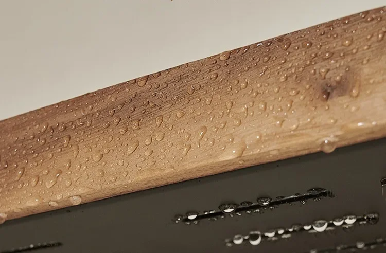CulinaWood Küchenwandregal Karnz