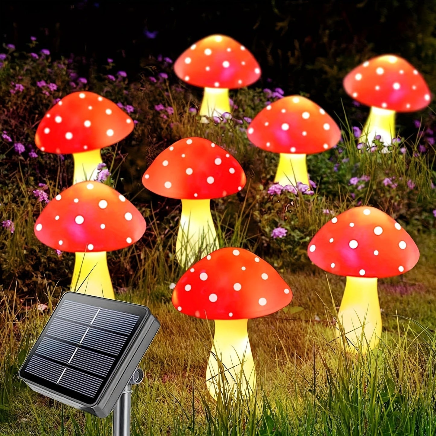 SolarGlow Lampe - Energiesparende Gartenbeleuchtung mit 8 Modi | Karnz