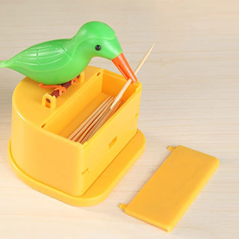 Automatischer Vogel Zahnstocher Spender Schüsselheber