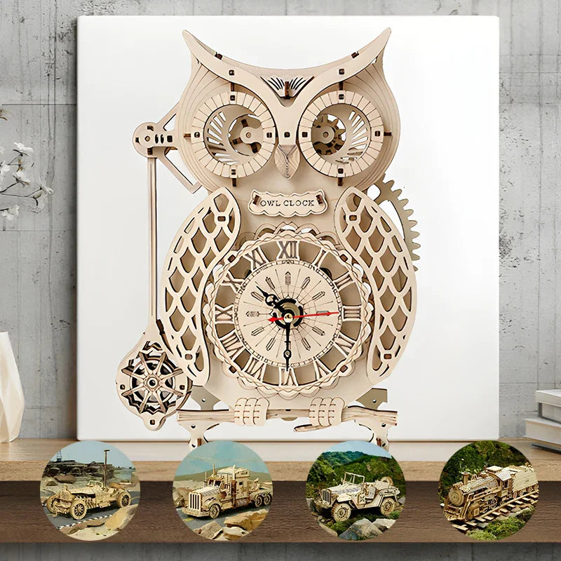 Super Holzmechanisches Modell Puzzle Set | Karnz