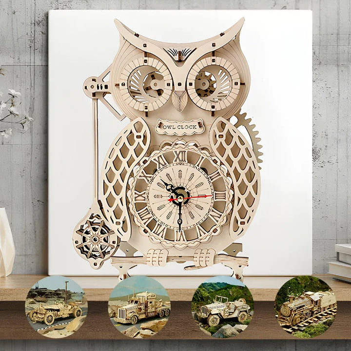 Super Holzmechanisches Modell Puzzle Set | Karnz