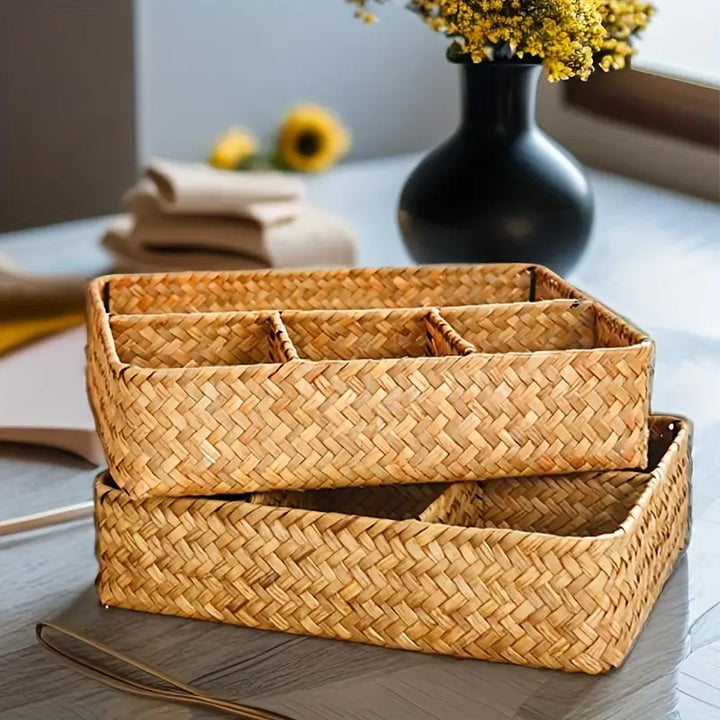 Emly Rattan Organizer Korb | Karnz