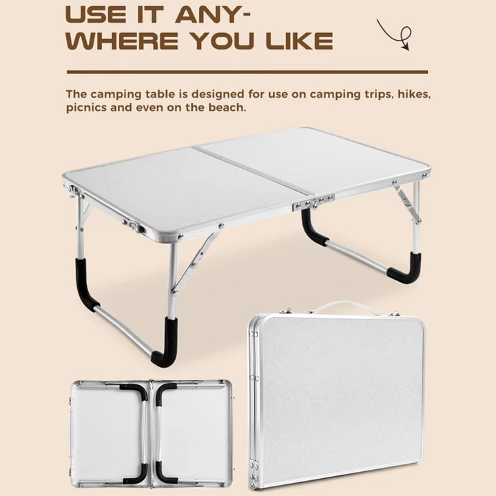 Klappbarer leichter Campingtisch aus Aluminium | Karnz