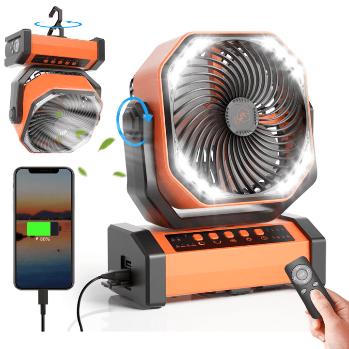 3 In 1 Kabelloser Camping Ventilator | Karnz
