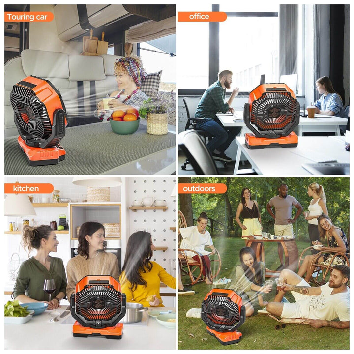 3 In 1 Kabelloser Camping Ventilator | Karnz