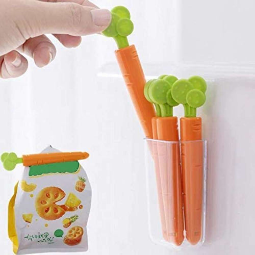 5PCS Lebensmittelverschlussclip Karottenform Karnz
