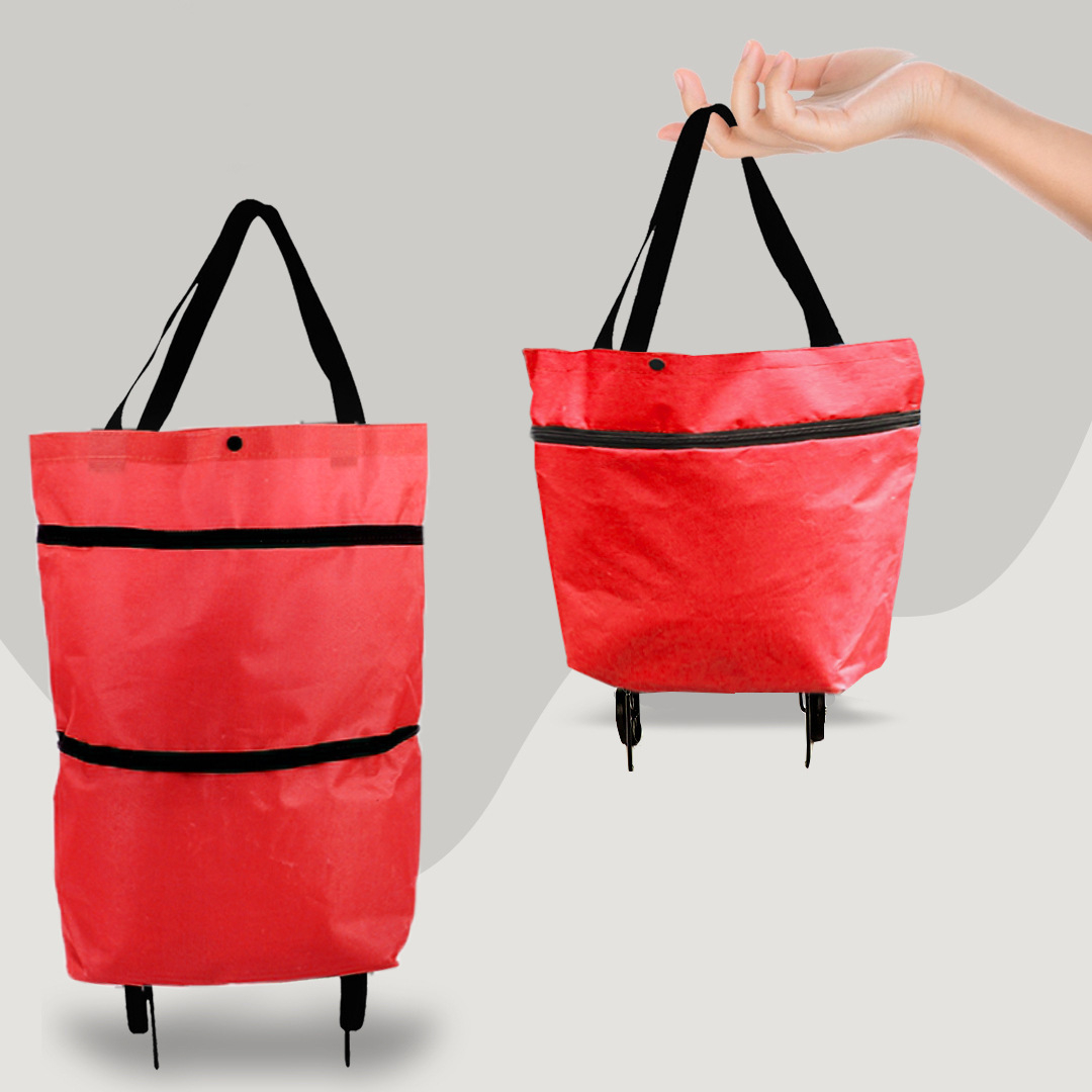 CarryFlex – 2-in-1-Einkaufstasche mit Rollen