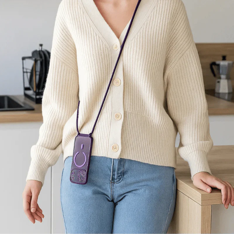 CarryLink – Verstellbares Handy-Lanyard mit transparenter MagSafe-Hülle