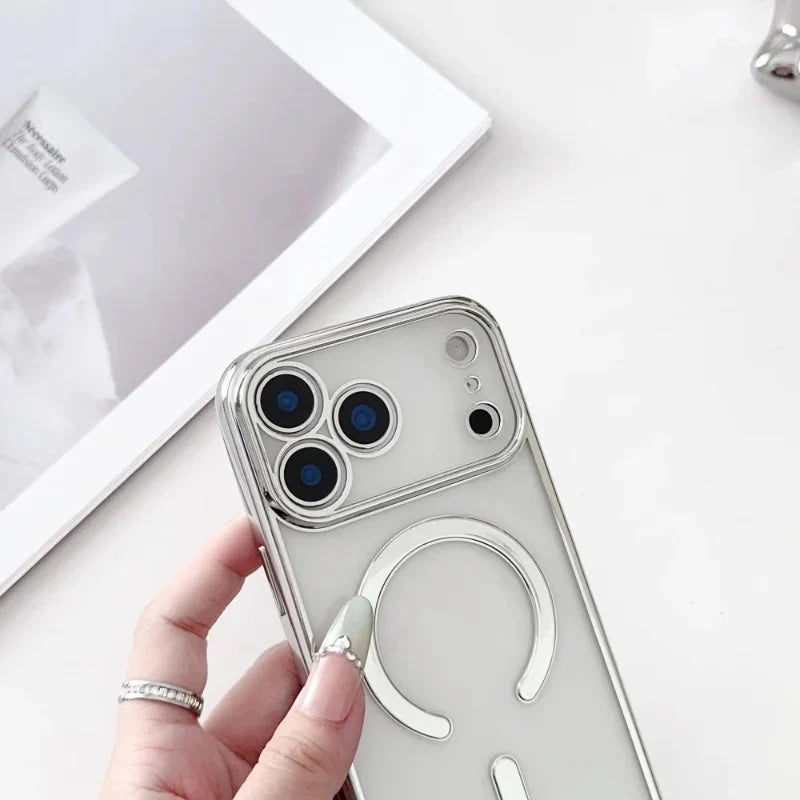 CarryLink – Verstellbares Handy-Lanyard mit transparenter MagSafe-Hülle