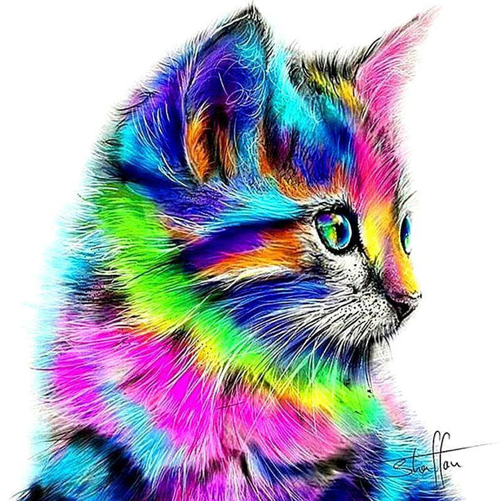Rainbow Kitten - GemPaint Kit | Karnz