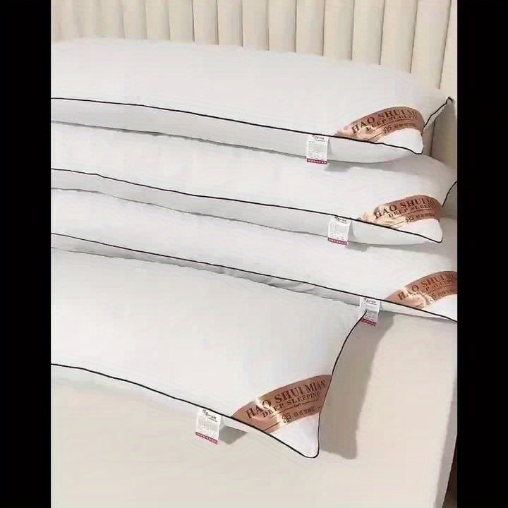 LuxurySoft - Extra lange hypoallergene Kissen für Rücken- und Seitenschläfer, weich und atmungsaktiv, maschinenwaschbar | Karnz