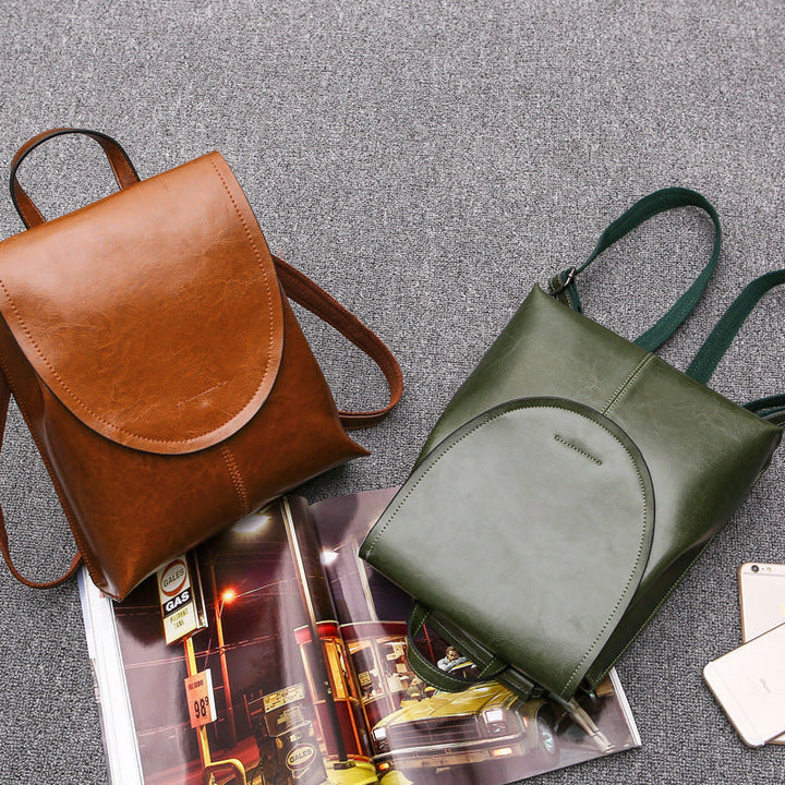 Trendiger Leder Rucksack für Frauen – Stilvoll, Vielseitig & Langlebig