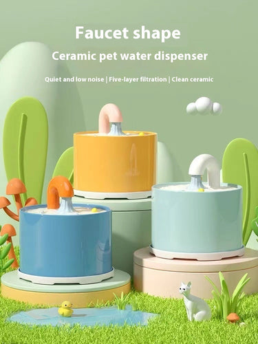 Automatischer keramischer Katzenwasserspender | Karnz