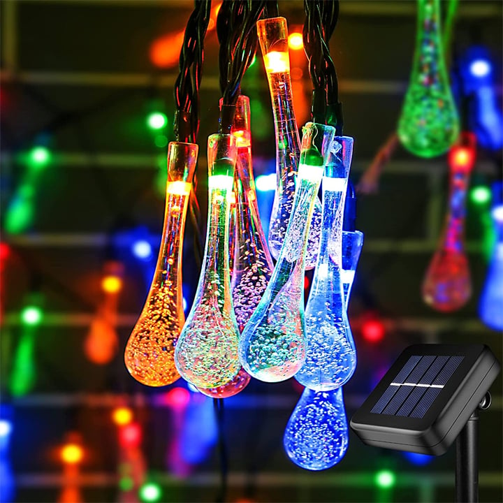 8 Modi Wasser Tropfen Solar Lichter | Karnz