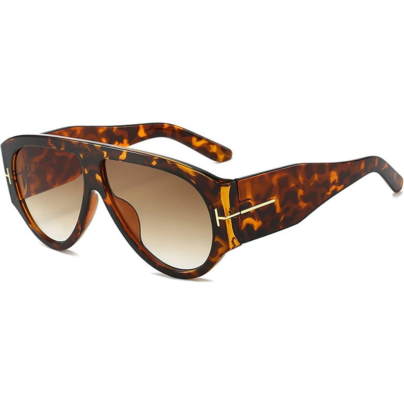 Oversized UV400 Flieger-Sonnenbrille Karnz