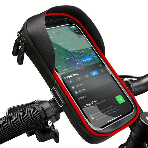 Wasserdichte Handyhalterung für Fahrrad und Motorrad – 360° drehbar und geeignet für 4,5–6,4 Zoll